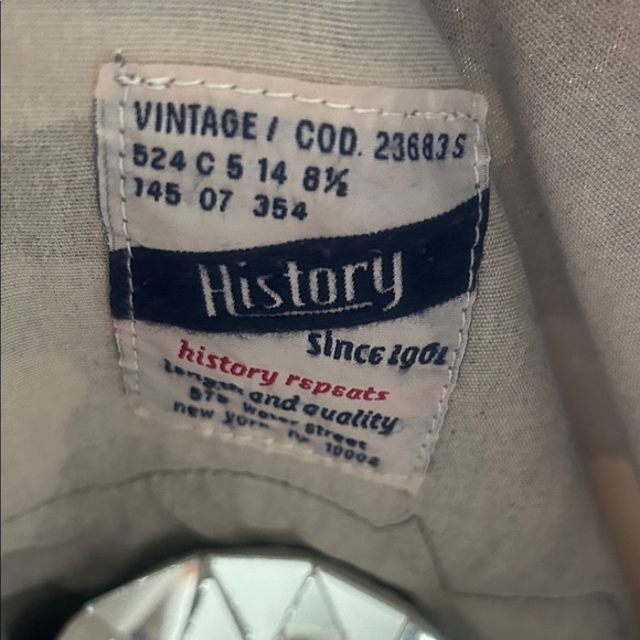 History Repeats Army Jacket size 10 Multi-color pattern, Made in ITALY - Picture 4 of 11